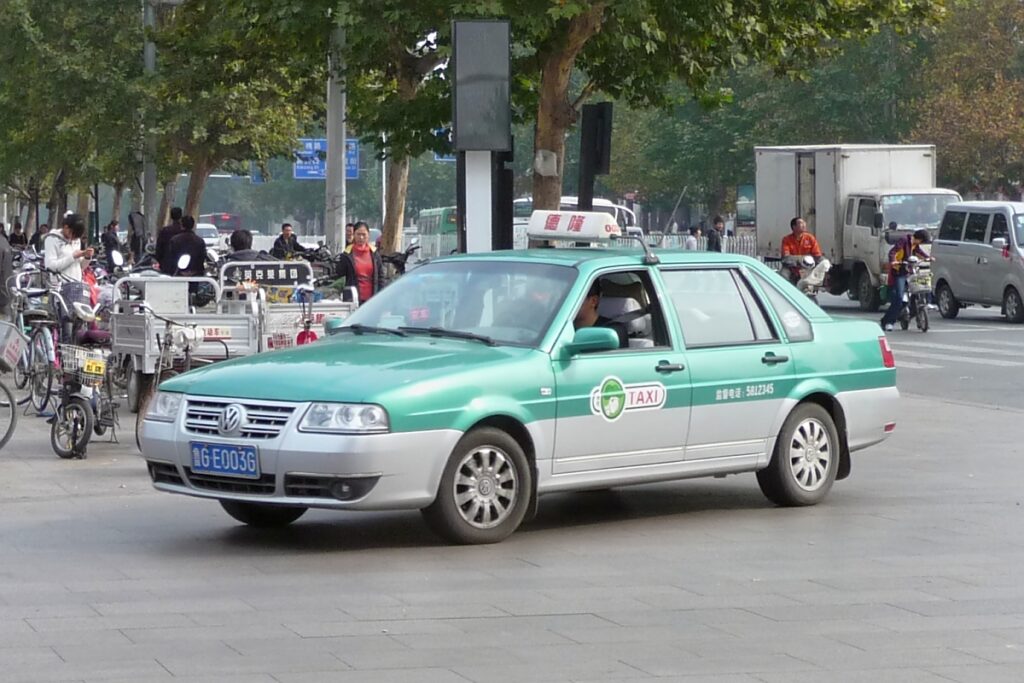 中国フォルクスワーゲンタクシー