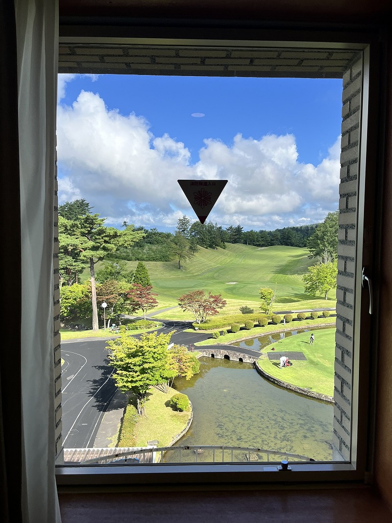 甲斐ヒルズホテルからの景色